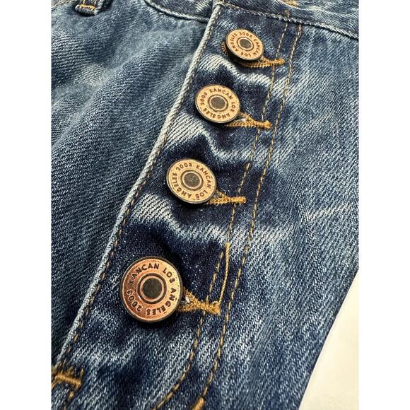 NWT Kancan 90s flare wide leg rigid denim jeans - Picture 6 of 9